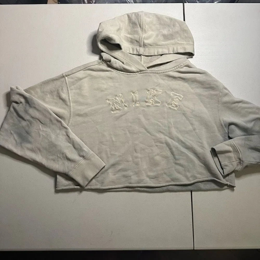 Nike cropped tie dye hoodie xs